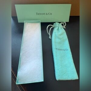 Tiffany & Co. Retired Silver Musical Note Ballpoint Pen with Box and Pouch.